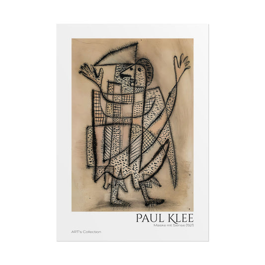 Maske mit Sense (1927)  by Paul Klee / Affiche imprimée - Série ART's Collection