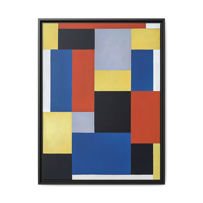 Composition XX 1920 by Theo van Doesburg  / Toile encadrée sur caisse américaine