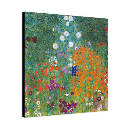 Cottage Garden (1905-1907) by Gustav Klimt / Reproduction Fine Art sur Toile / Flanc Large Epaisseur 3.2 cm - 1.25 inch