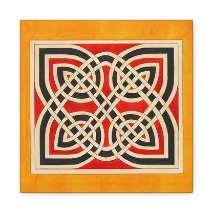 Celtic Ornament (ca 1900) by Elizabeth A. Nedwill  / Reproduction Fine Art sur Toile / Flanc Large Epaisseur 3.2 cm - 1.25 inch