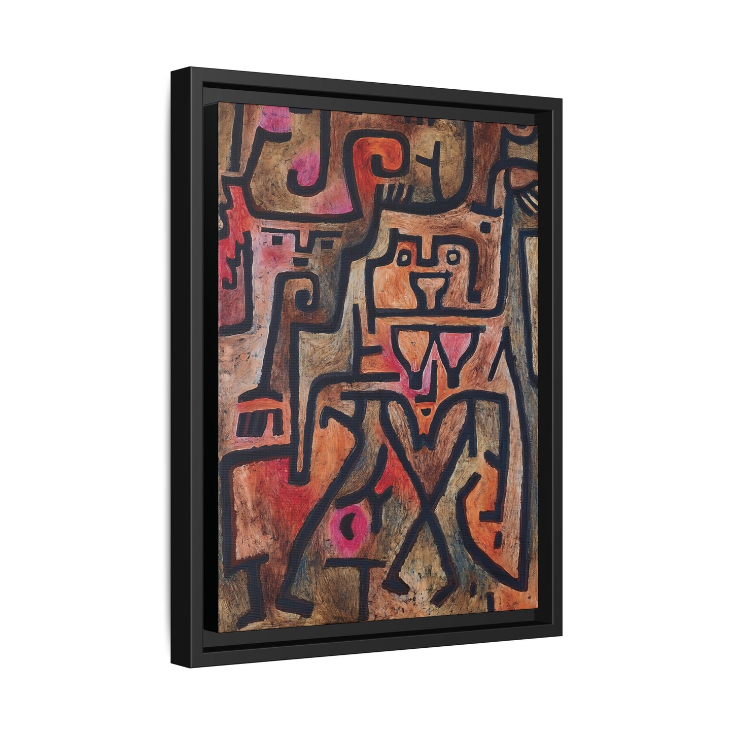 Forest Witches (1938) by Paul Klee / Toile encadrée sur caisse américaine