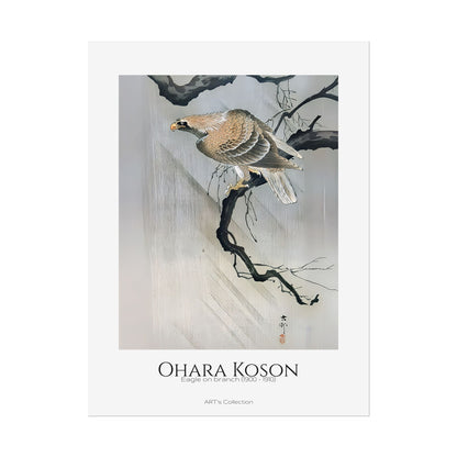 Eagle on branch (1900 - 1910) by Ohara Koson / Affiche imprimée - Série ART's Collection