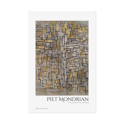 Tableau No. 2, Composition No. VII (1913) by Piet Mondrian / Affiche imprimée - Série ART's Collection
