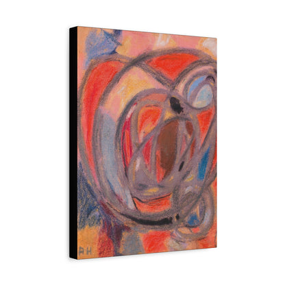 Komposition Rund- und Ovalformen (Ca. 1930) by Adolf Hölzel / Reproduction Fine Art sur Toile /  Epaisseur 3.2 cm - 1.25 inch