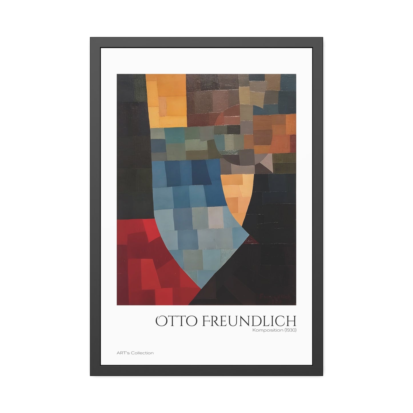 Komposition (1930) by Otto Freundlich  / Affiche Encadrée série ART's Collection