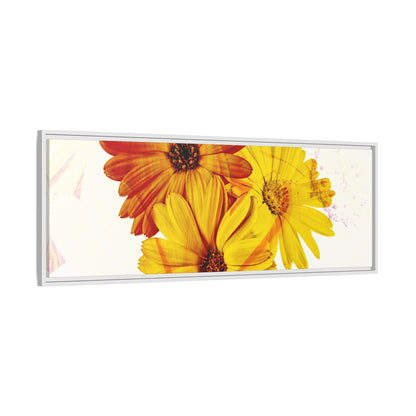 Collection Signature "FLORAL Numéro 13" sur Toile encadrée avec caisse américaine