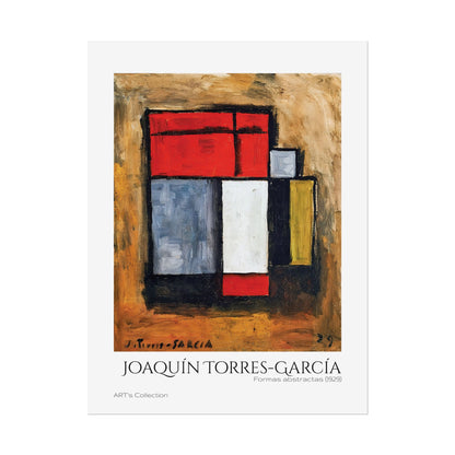 Formas abstractas (1929) by Joaquín Torres-García  / Affiche imprimée - Série ART's Collection