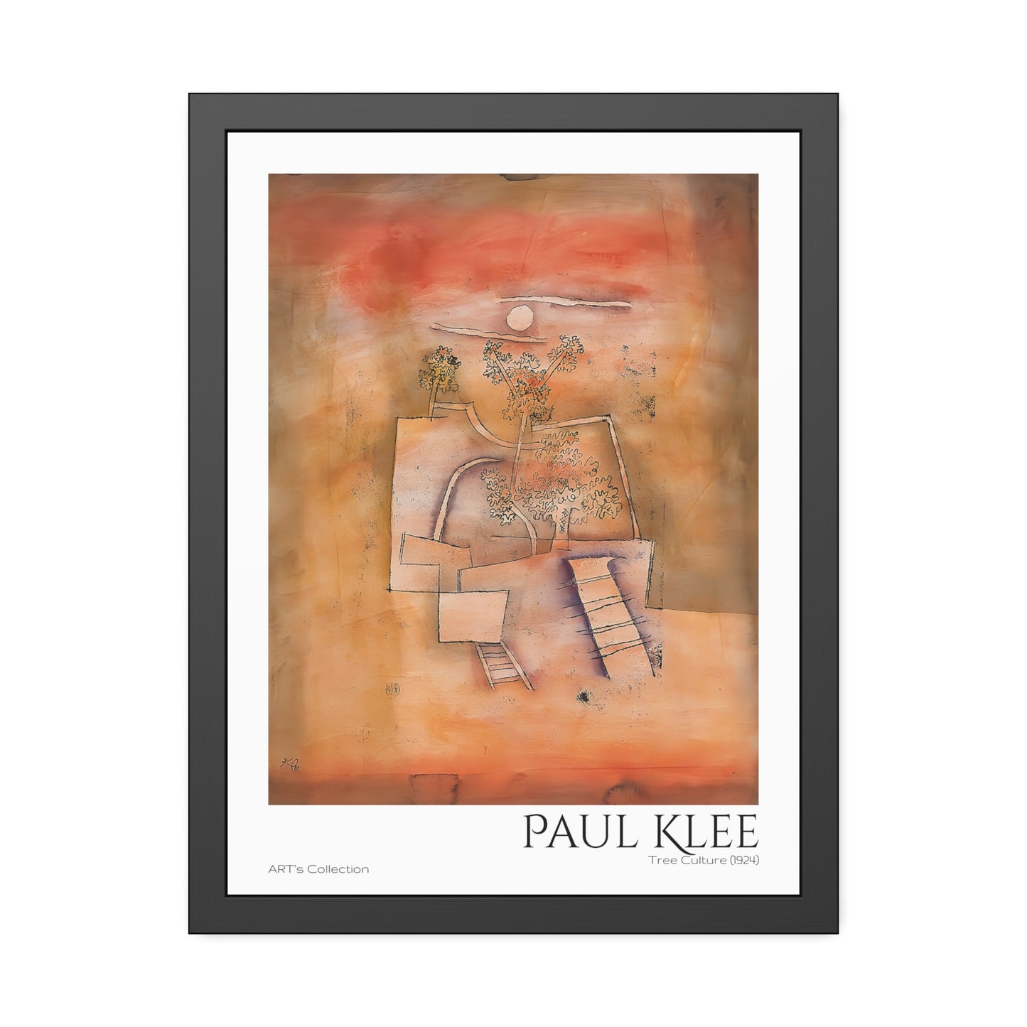 Tree Culture (1924) by Paul Klee / Affiche Encadrée série ART's Collection
