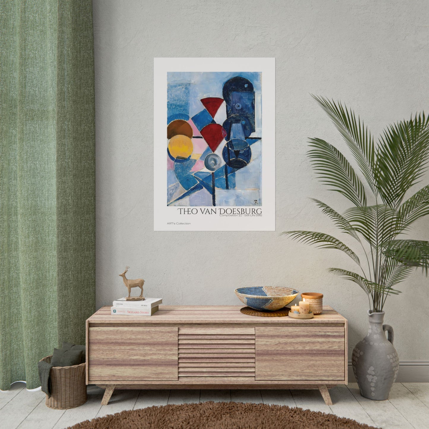 Composition II - Still Life (1916) by Theo van Doesburg  / Affiche imprimée - Série ART's Collection