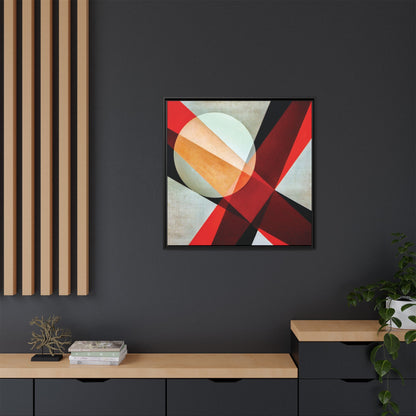 A 19 (1927) by László Moholy-Nagy / Toile encadrée sur caisse américaine