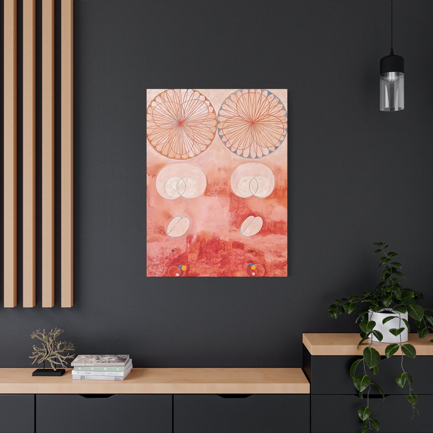The Ten Largest, No. 9, Old Age (1907)  by Hilma af Klint / Reproduction Fine Art sur Toile /  Epaisseur 3.2 cm - 1.25 inch