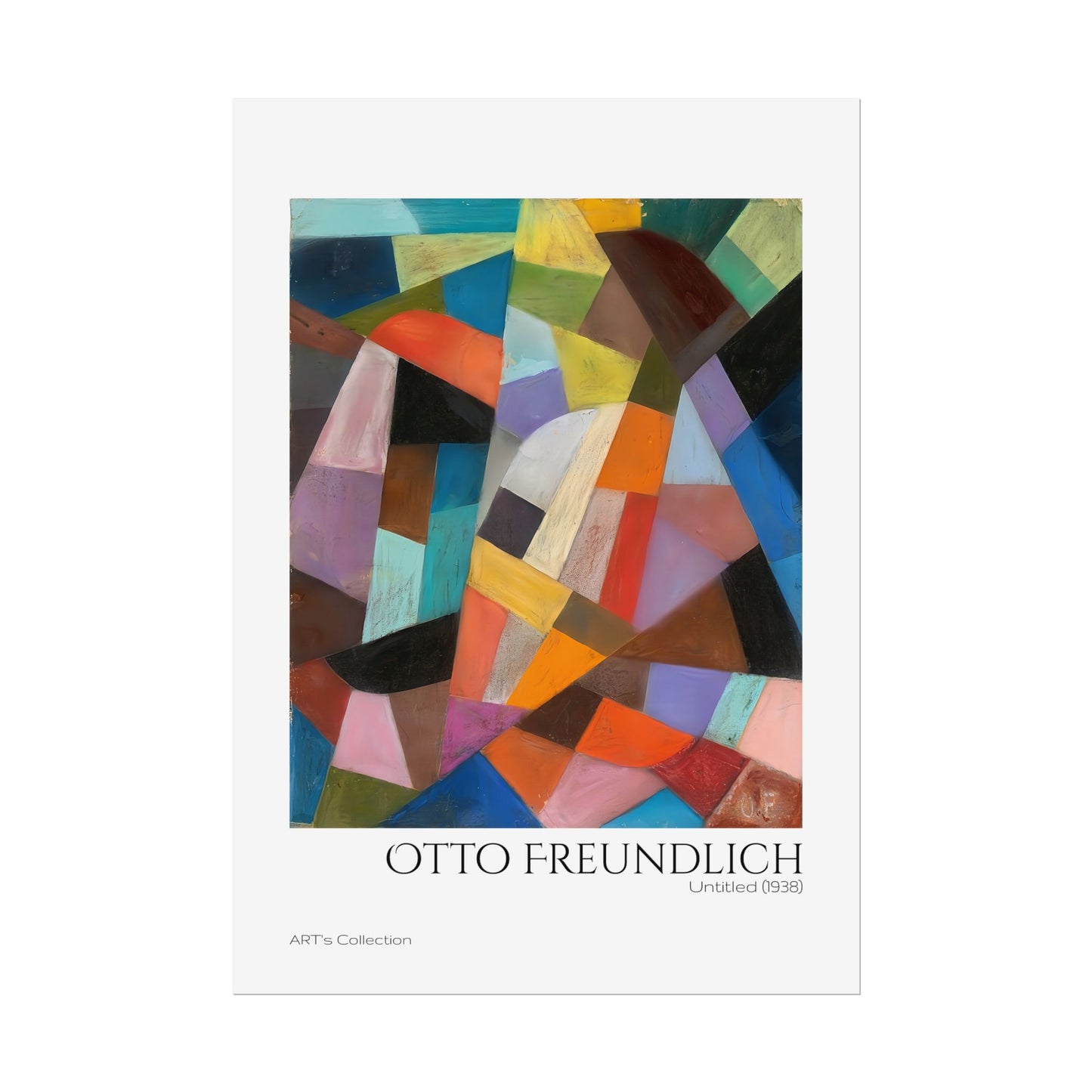 Untitled (1938) by (1938) Otto Freundlich / Affiche imprimée - Série ART's Collection