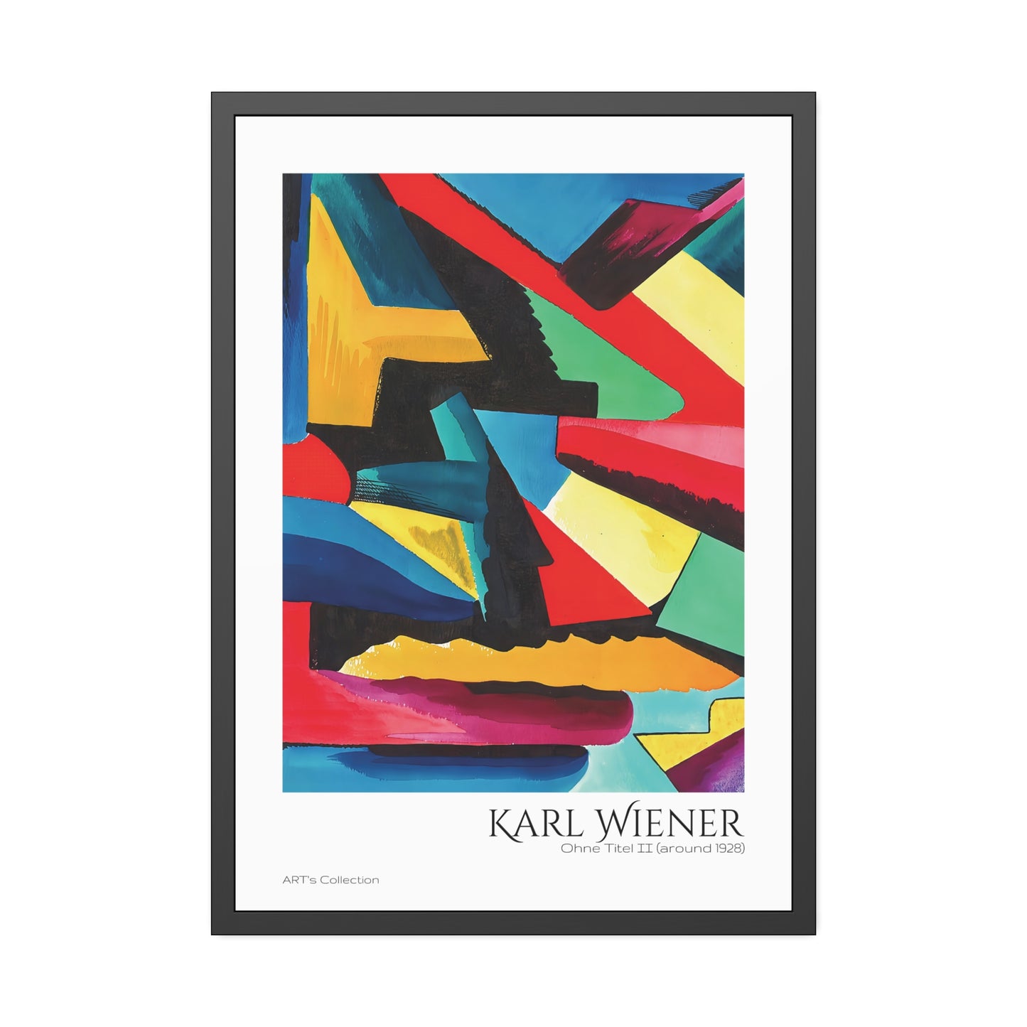 Ohne Titel II (around 1928) by Karl Wiener / Affiche Encadrée série ART's Collection