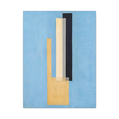 Konstruktion (circa 1920-1922) by László Moholy-Nagy  / Reproduction Fine Art sur Toile /  Epaisseur 3.2 cm - 1.25 inch