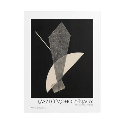 Konstruktion V (1923) by László Moholy-Nagy / Affiche imprimée - Série ART's Collection