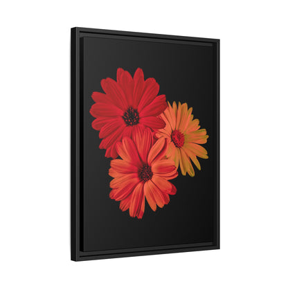 Collection Signature "FLORAL Numéro 1" sur Toile encadrée avec caisse américaine