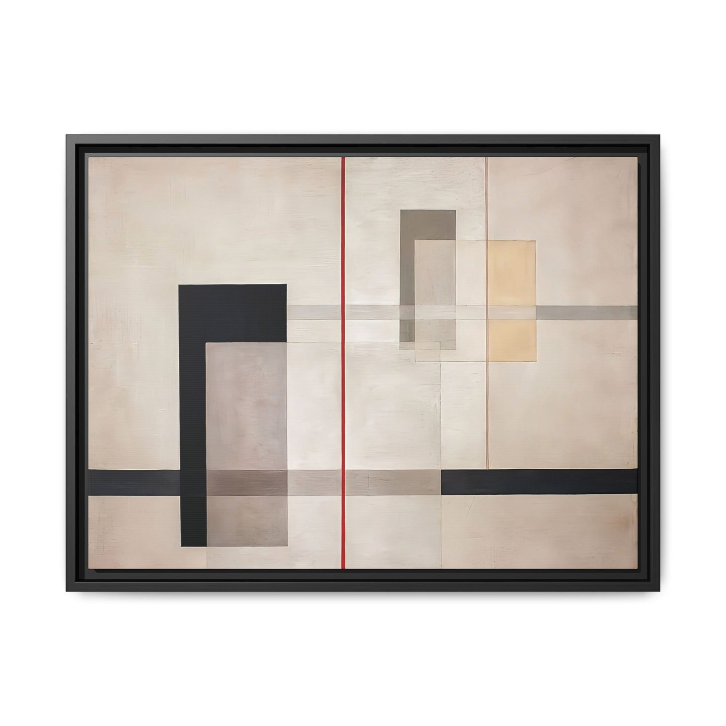 K VII (1922) by László Moholy-Nagy  / Toile encadrée sur caisse américaine