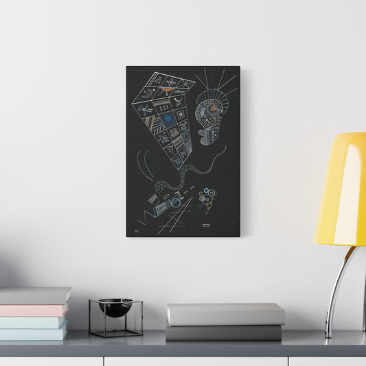 Ohne titel (1941) by Wassily Kandinsky / Reproduction Fine Art sur Toile / Epaisseur 3.2 cm - 1.25 inch