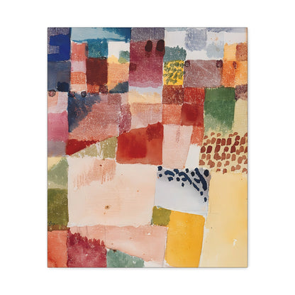 Motif from Hammamet (1914) by Paul Klee  / Reproduction Fine Art sur Toile / Epaisseur 3,2cm - 1'25 po