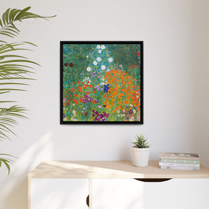 Cottage Garden (1905-1907)  by Gustav Klimt / Toile encadrée sur caisse américaine