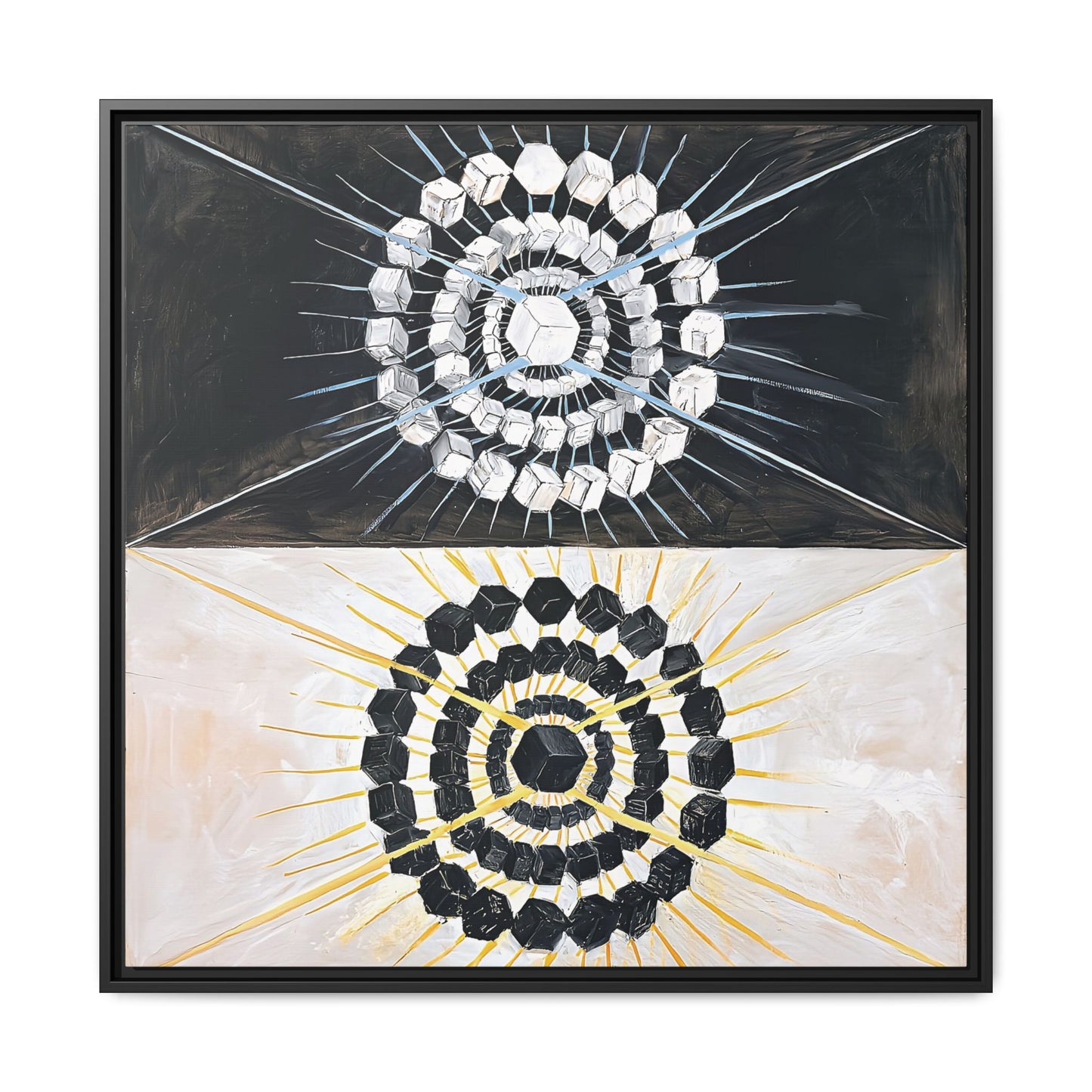 Group IX,SUW No. 8, The Swan, No. 8 (1915) by Hilma af Klint   / Toile encadrée sur caisse américaine