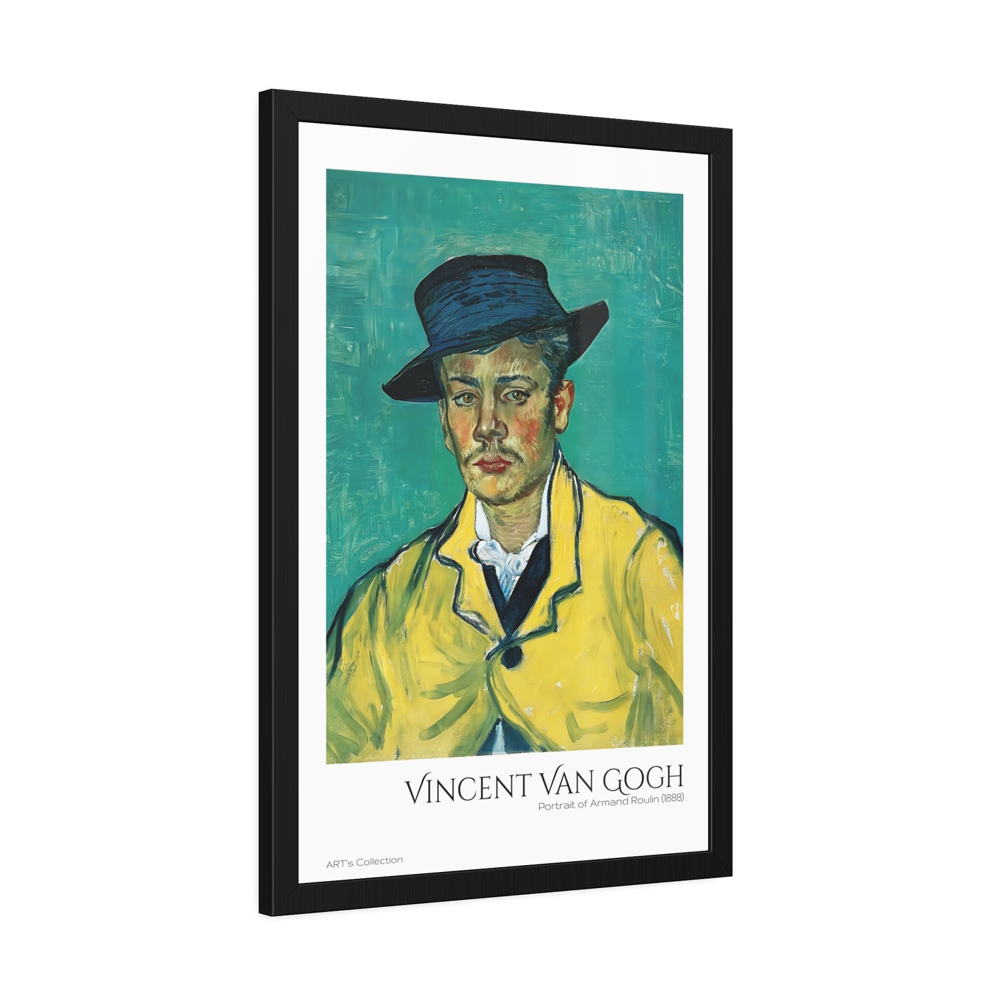 Portrait of Armand Roulin (1888)  by Vincent Van Gogh / Affiche Encadrée série ART's Collection