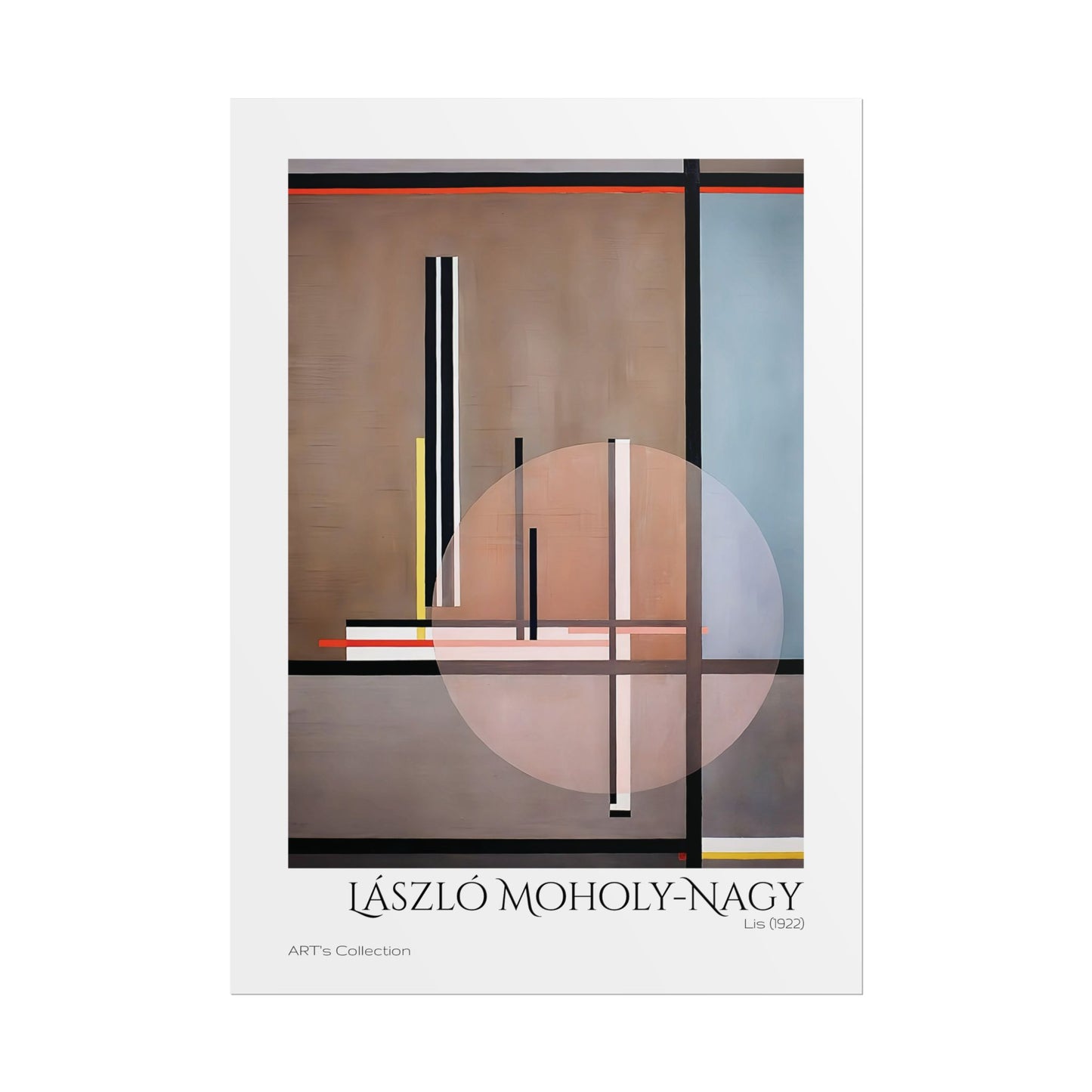 Lis (1922) by László Moholy-Nagy / Affiche imprimée - Série ART's Collection