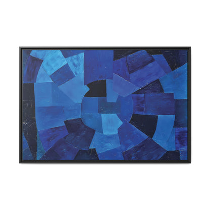 Komposition in Blau (1931) by Otto Freundlich / Toile encadrée sur caisse américaine