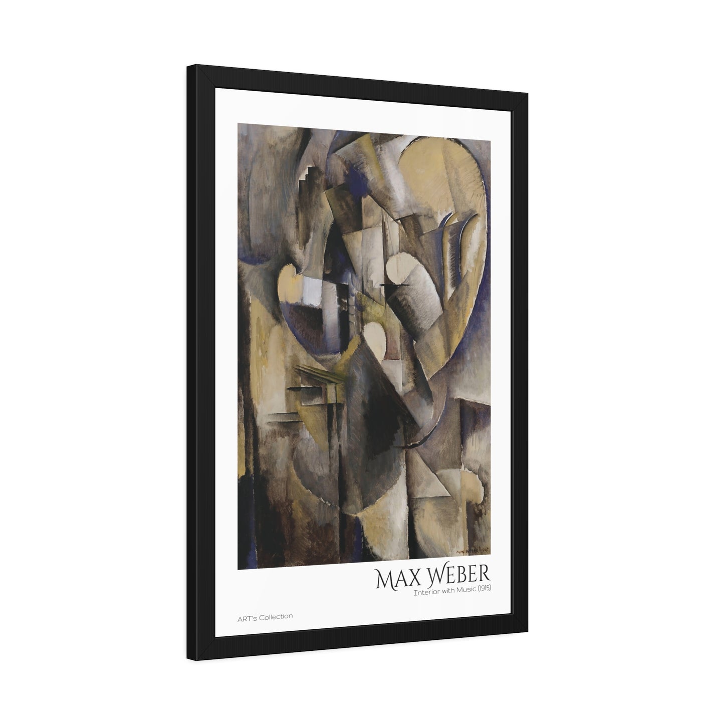 Interior with Music (1915) by Max Weber  / Affiche Encadrée série ART's Collection