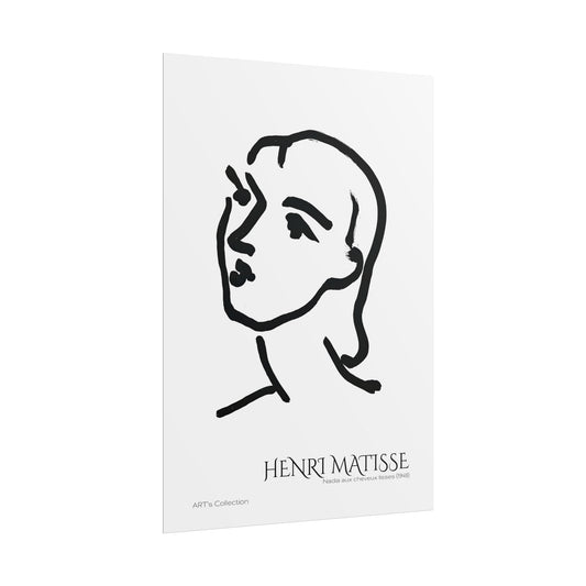 Nadia aux cheveux lisses (1948) by Henri Matisse / Affiche imprimée - Série ART's Collection