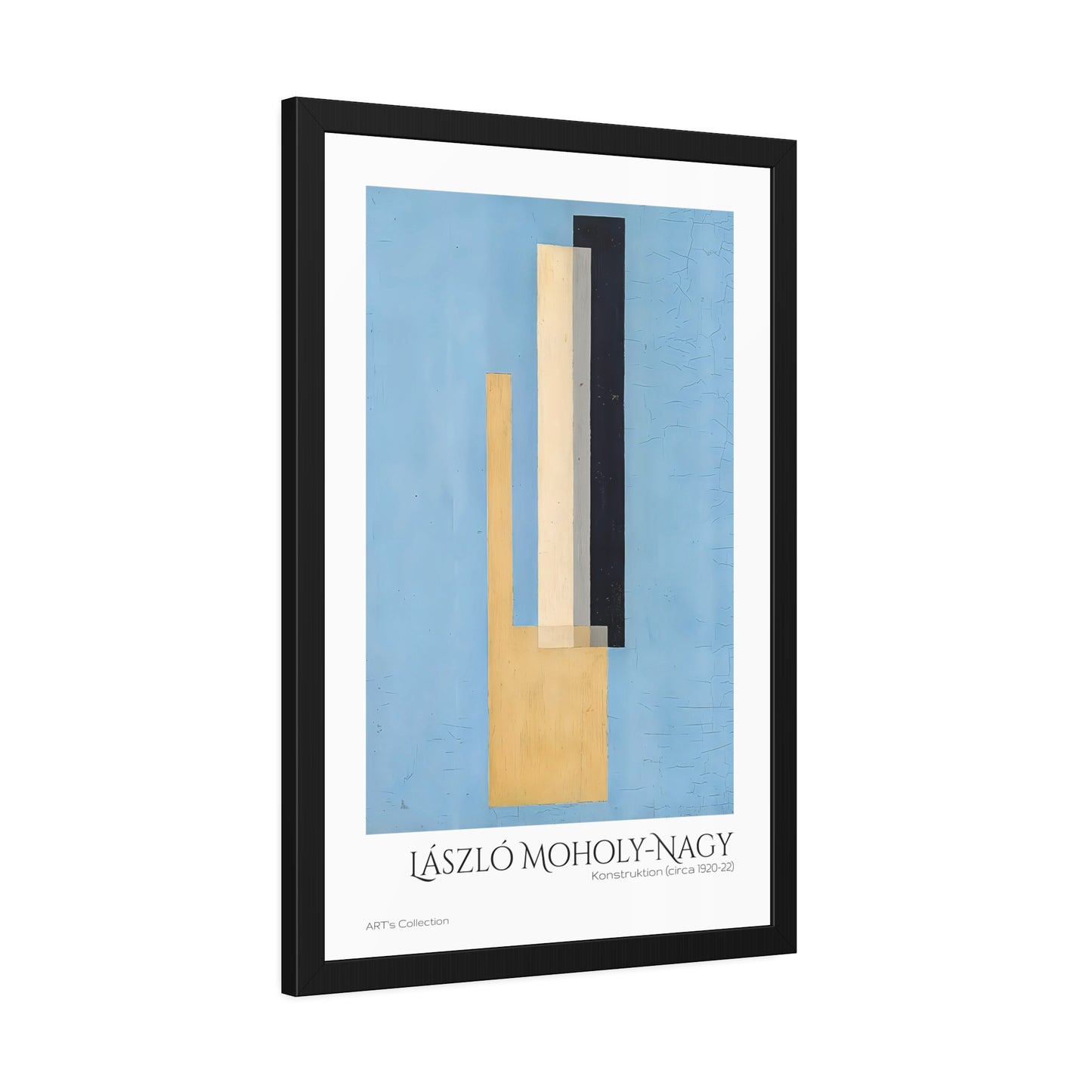 Konstruktion (circa 1920-22) by László Moholy-Nagy  / Affiche Encadrée série ART's Collection