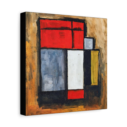 Formas abstractas (1929) by Joaquín Torres-García / Reproduction Fine Art sur Toile /  Epaisseur 3.2 cm - 1.25 inch
