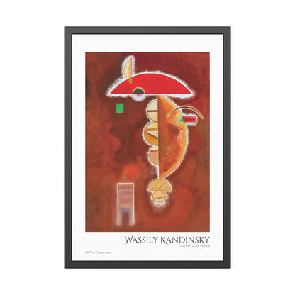 Gedrückt (1929) by Wassily Kandinsky / Affiche Encadrée série ART's Collection
