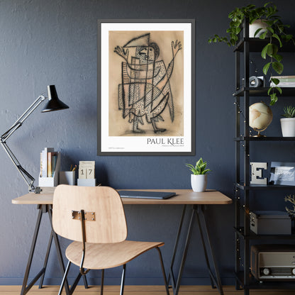 Maske mit Sense (1927) by Paul Klee / Affiche Encadrée série ART's Collection