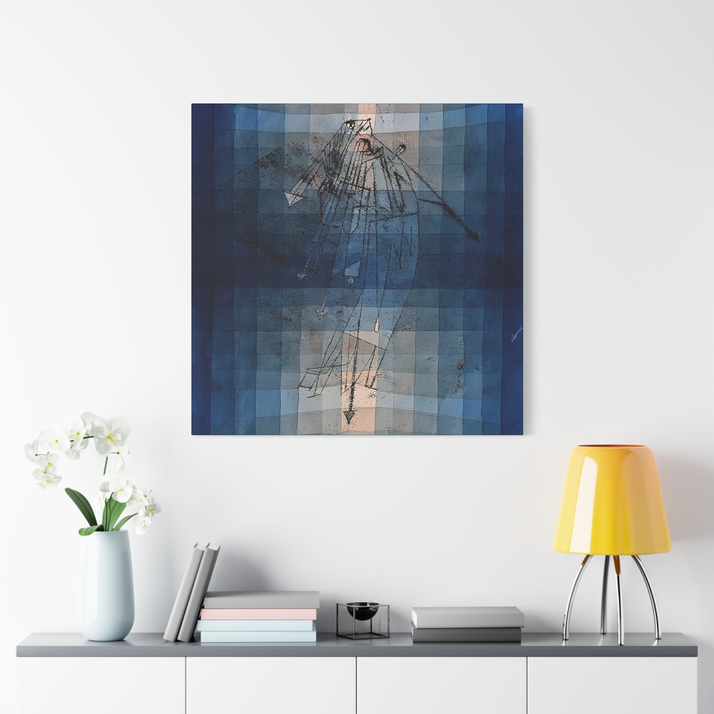 Dance of Moth (1923) by Paul Klee  / Reproduction Fine Art sur Toile / Epaisseur 3.2 cm - 1.25 inch