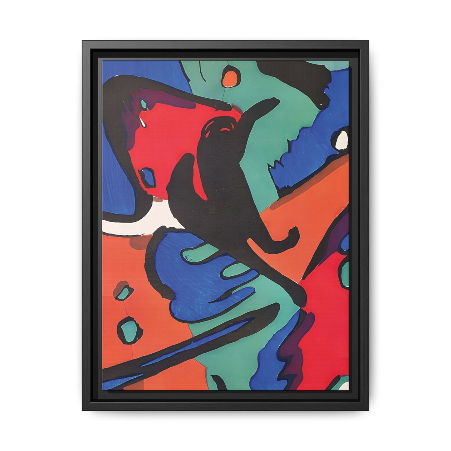 Wassily Kandinsky / Le Cavalier Bleu (1912) / Toile encadrée sur caisse américaine