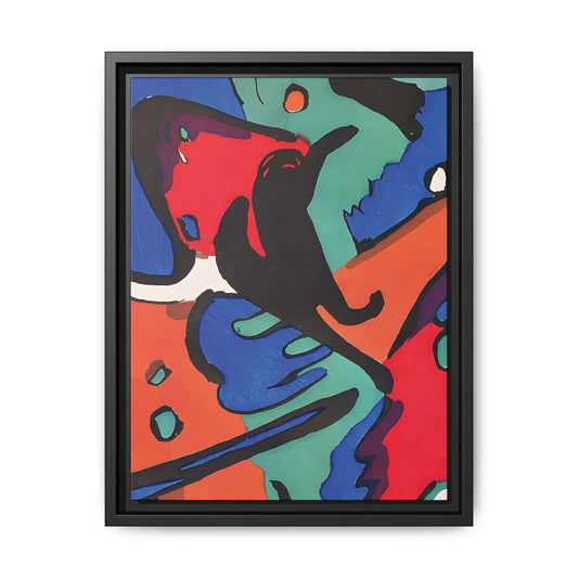 Wassily Kandinsky / Le Cavalier Bleu (1912) / Toile encadrée sur caisse américaine
