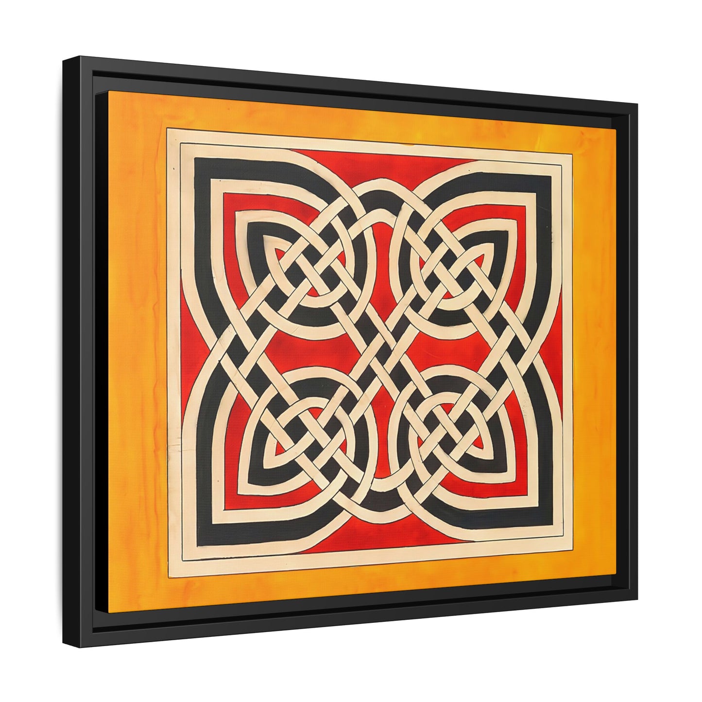 Celtic Ornament (ca 1900) by Elizabeth A. Nedwill / Toile encadrée sur caisse américaine