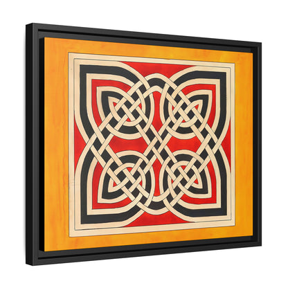Celtic Ornament (ca 1900) by Elizabeth A. Nedwill / Toile encadrée sur caisse américaine