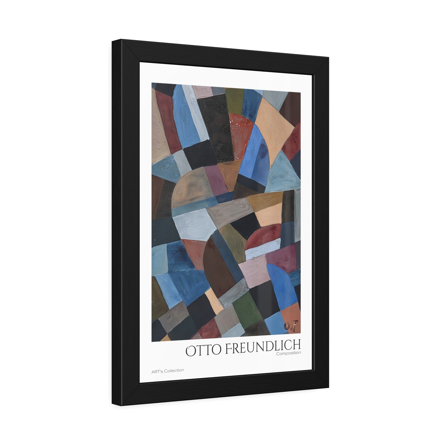 Composition by Otto Freundlich  / Affiche Encadrée série ART's Collection