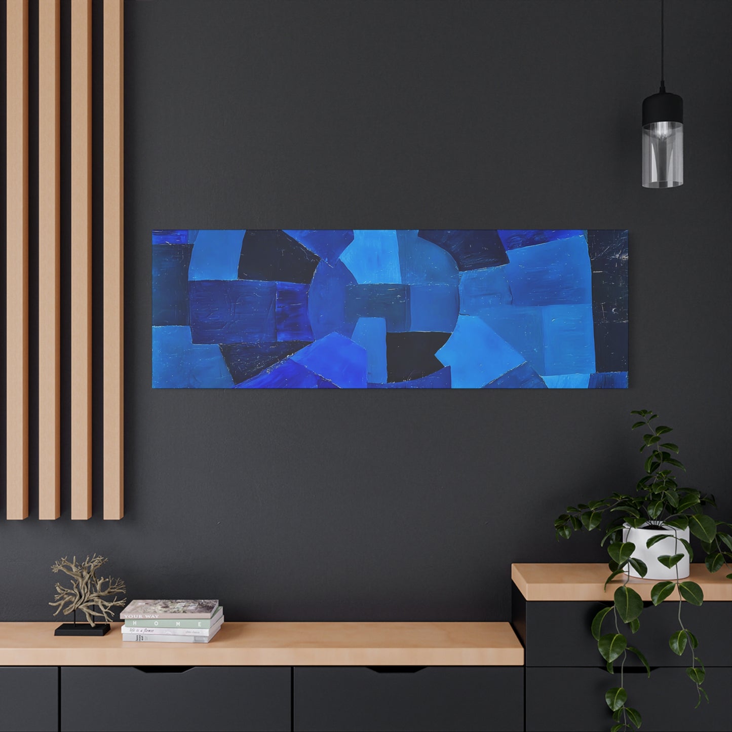 Komposition in Blau (1931) by Otto Freundlich  / Reproduction Fine Art sur Toile / Epaisseur 3,2cm - 1'25 po