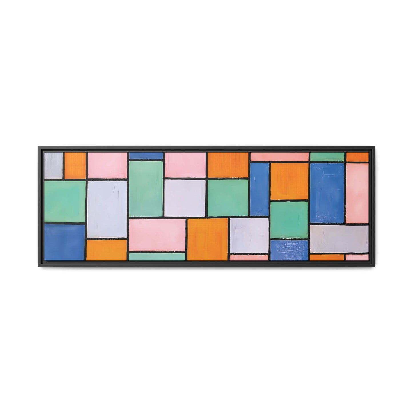 Composition in dissonances (1919) by Theo van Doesburg  / Toile encadrée sur caisse américaine