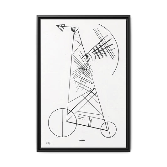 Ohne Titel (1930) by Wassily Kandinsky / Toile encadrée sur caisse américaine