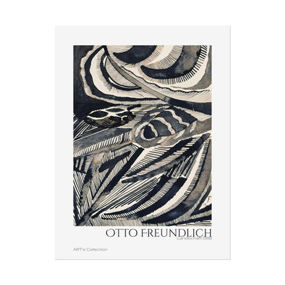 Landschaft (1918) by Otto Freundlich / Affiche imprimée - Série ART's Collection