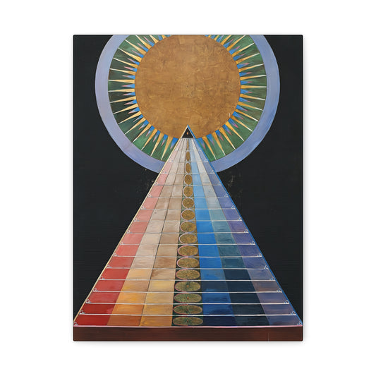 Altarpiece No. 1 Group X (1915) by Hilma af Klint / Reproduction Fine Art sur Toile /  Epaisseur 3.2 cm - 1.25 inch