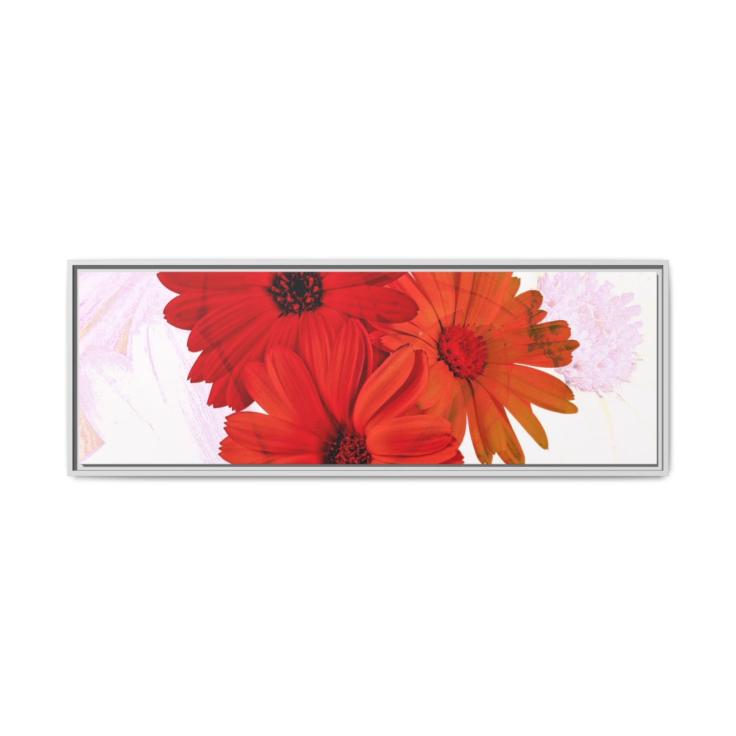 Collection Signature "FLORAL Numéro 20" sur Toile encadrée avec caisse américaine