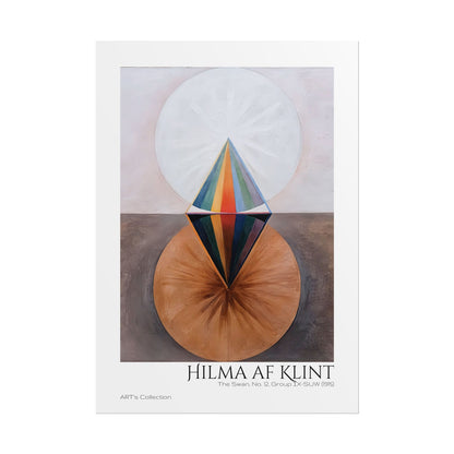 The Swan, No. 12, Group IX-SUW (1915)  by Hilma af Klint  / Affiche imprimée - Série ART's Collection
