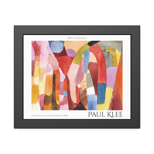 Movement of Vaulted Chambers (1915)  by Paul Klee / Affiche Encadrée série ART's Collection