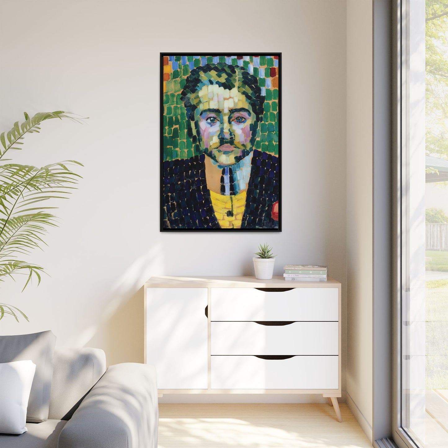 Jean Metzinger by Robert Delaunay  / Toile encadrée sur caisse américaine