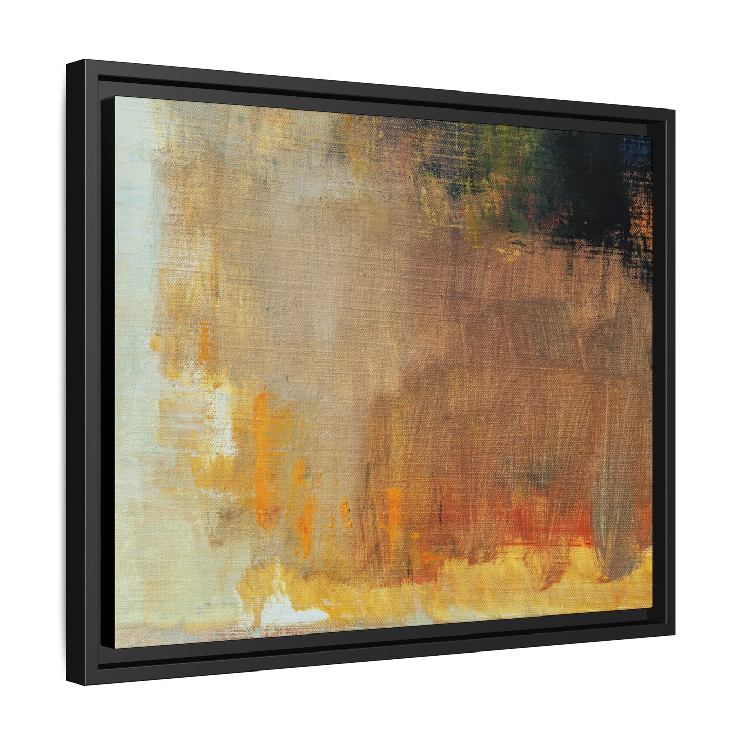 Tableau Contemporain Alezan "Série Sign Collections" / Toile encadrée sur caisse américaine